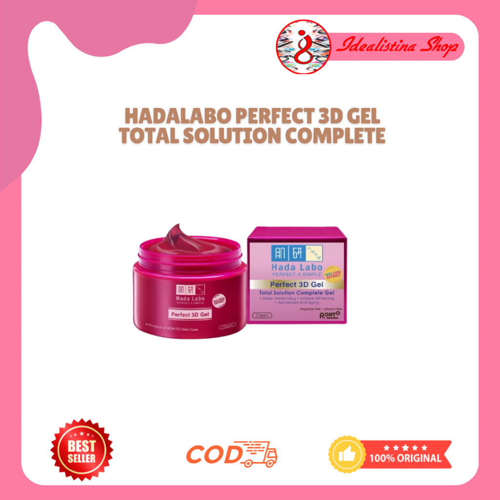 HADALABO HADA LABO PERFECT 3D GEL Moisturizing TOTAL SOLUTION COMPLETE GEL- 40GR