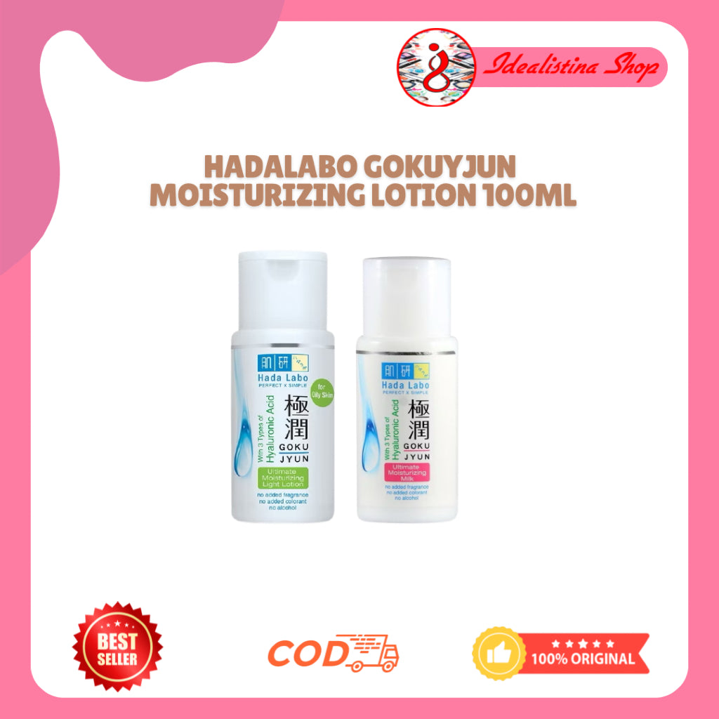 Hada Labo Gokujyun Moisturizing Lotion 100ml Untuk Kulit Berminyak
