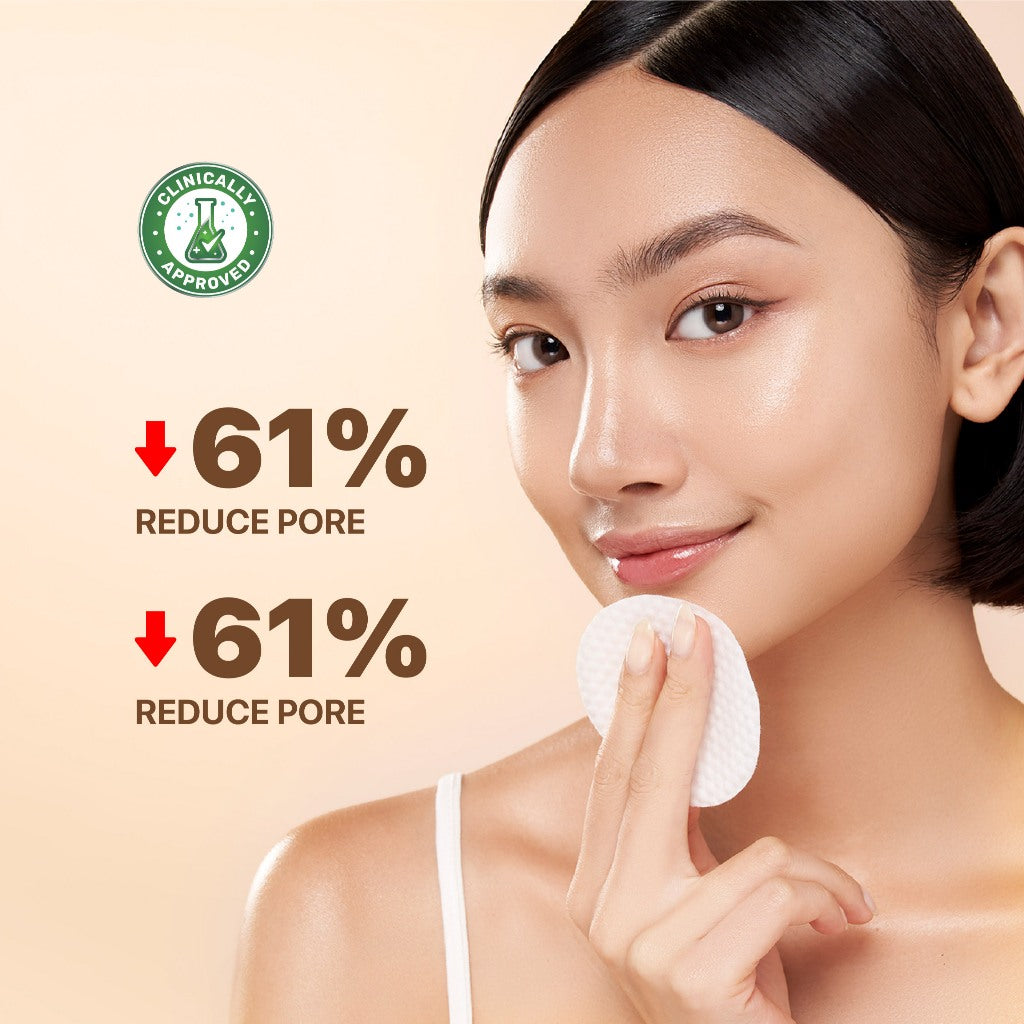 LICORICE PAD - NPURE Brightening Exfoliating Pad Licorice / Light Up / Kapas Wajah Exfoliasi Cerah Glowing