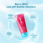 Glowsophy Berry BHA Low pH Gentle Cleanser sabun cuci muka facial wash Acne Prone Skin Friendly Facial Wash Acnes Face Wash