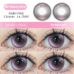 Ballet Pink BEAUTYLENS Softlens normal/minus(0.00s/d-8.00) berwarna Lensa korea 14.5mm contact lens