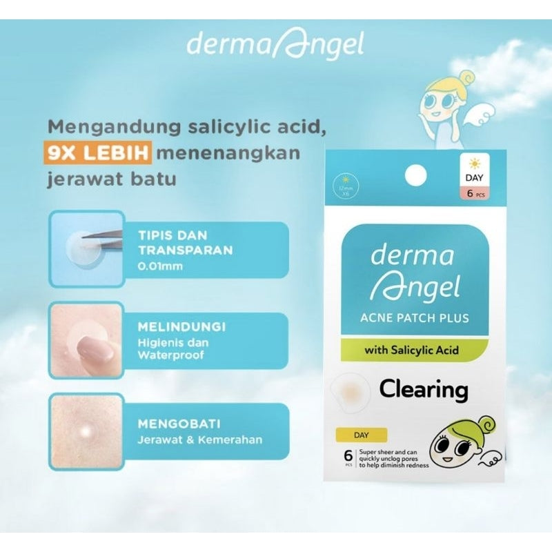 Derma Angel Patch Jerawat Salicylic Acid Pagi 6 pcs