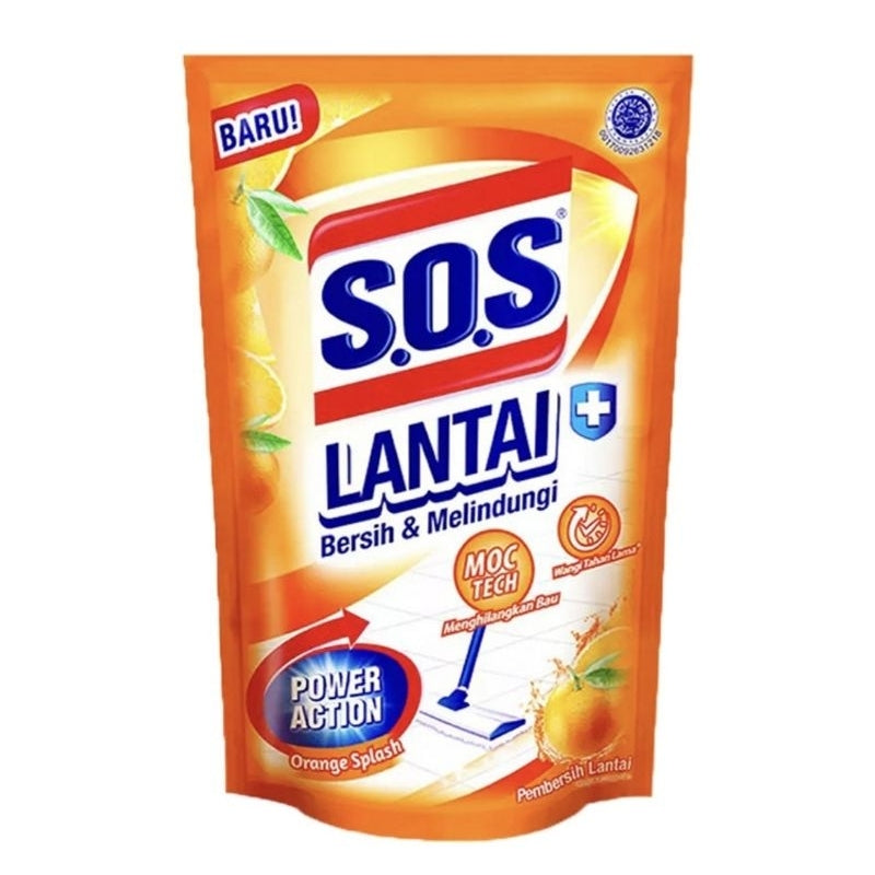 SOS Cairan Pembersih Lantai Splash Refill 725 ml