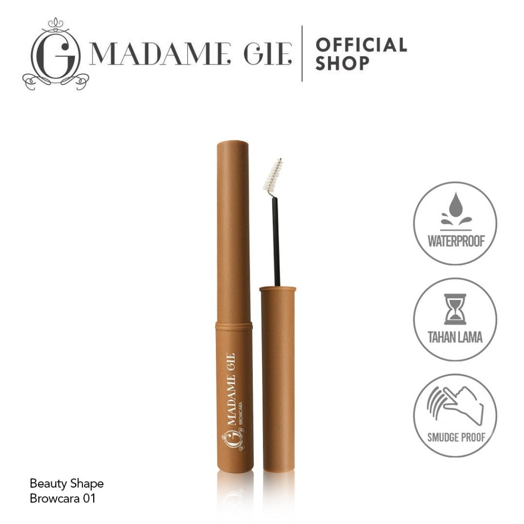 [FLASH SALE] [NEW PACKAGING] Madame Gie Beauty Shape Browcara - MakeUp Mascara Alis