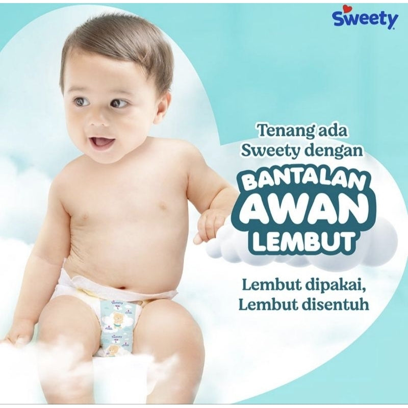 Sweety Silver Cloud Soft Popok Celana Bayi L 26 pcs