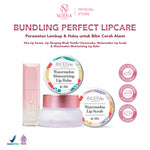 Noera Bundling Perfect Lipcare | New Vita Lip Serum + Watermelon Moisturizing Lip Balm + Watermelon Lip Scrub + Lip Sleeping Mask