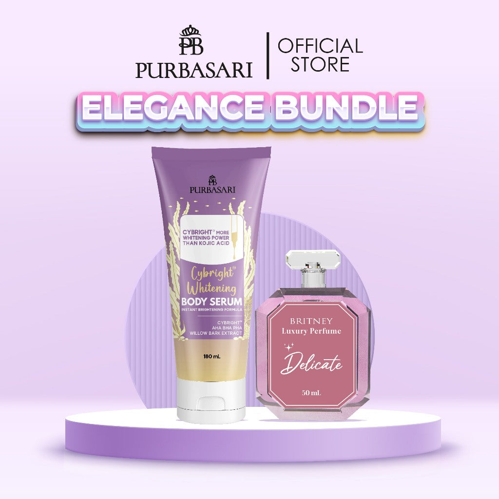 [Elegance Bundle] Purbasari Body Serum Cybright + Britney Luxury Parfume