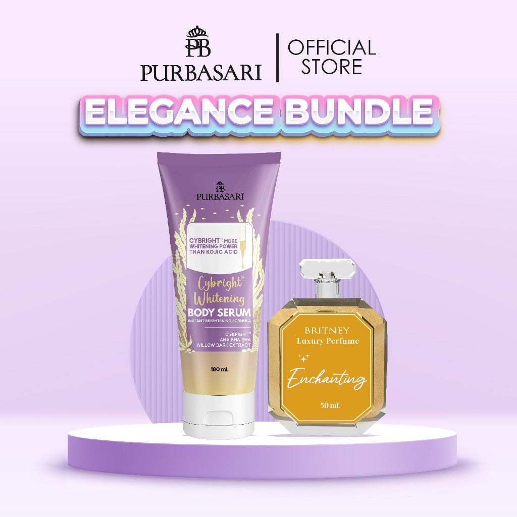[Elegance Bundle] Purbasari Body Serum Cybright + Britney Luxury Parfume