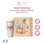 Noera Paket Collagen Drink Improved Formula + Tumbler Random | Minuman Kolagen Pencerah Kulit With L-Glutathione | Collagen Beauty Drink Untuk Kulit Cerah dan Glowing