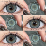Eyeshare Softlens Blue 1Pasang 14.0mm-14.5mm Lensa Kontak Warna Normal Softlen