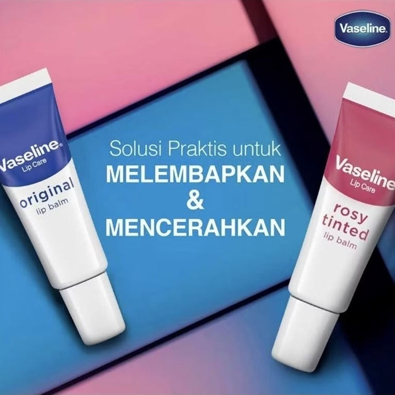 Vaseline Lip Care Pelembap Bibir Rosy Tinted 10 g