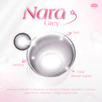 PINKRABBIT SOFTLENS NARA GREY - Normal, Minus 0.5 S/D 10.00 (1PCS/Sebelah) / Softlens / Soft Lens / Lensa Kontak / Soflen / Softlens normal minus / Lensa mata / Softlense