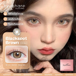 Eyeshare Softlens Minus (0.00~-6.00) Blackspot 14.2mm Softlen Lensa Kontak