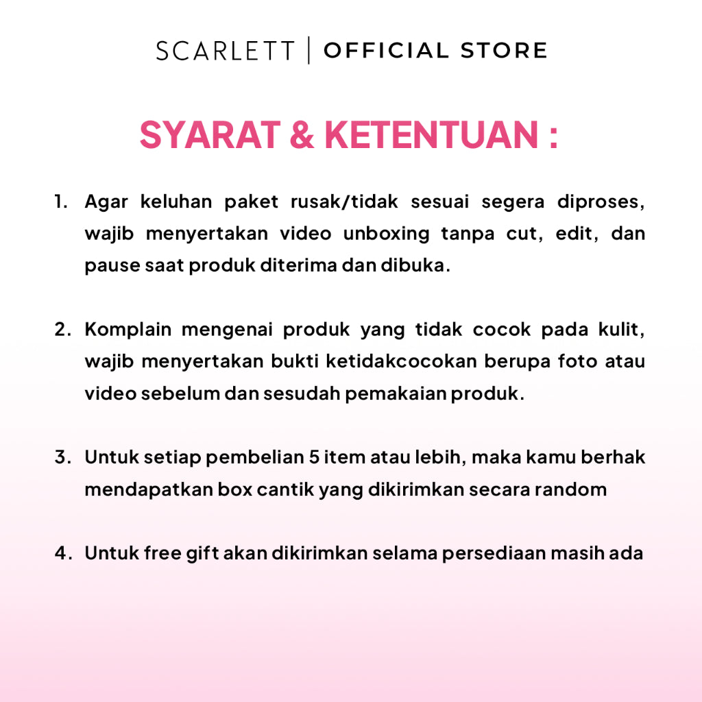 Scarlett AHA Combo Care - Bundle AHA Body Serum (Shower Gel, Ultra Light Daily Sunscreen, Aqua Gel Moisturizer) Untuk Kulit cerah, lembut, dan terlindungi setiap hari