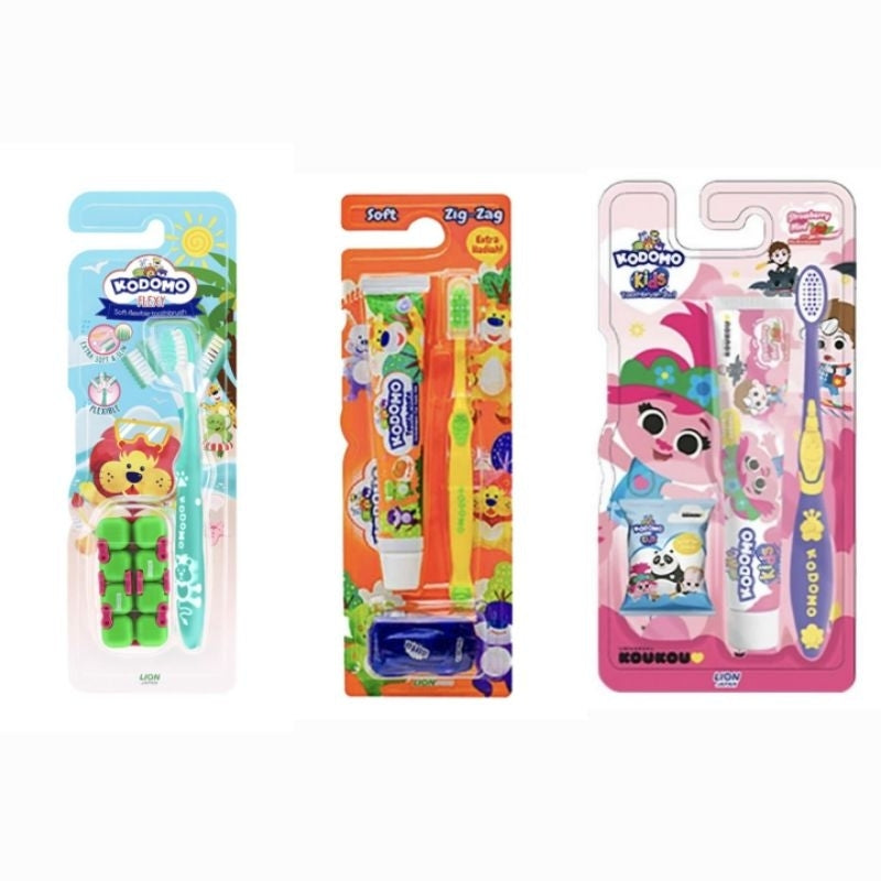 Kodomo Paket Sikat Gigi + Pasta Gigi Anak 45 g