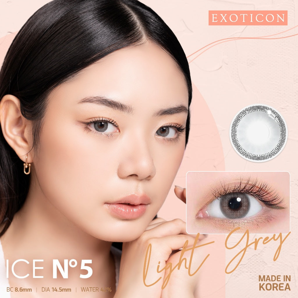 Exoticon Softlens Ice N5 Series Light Grey | Black | Blue | Soflens Korea | Soflens Wedding