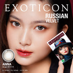 Exoticon Softlens New Russian Velvet Series Katerina | Sofiya | Anna | Valeriya | Soflens Korea