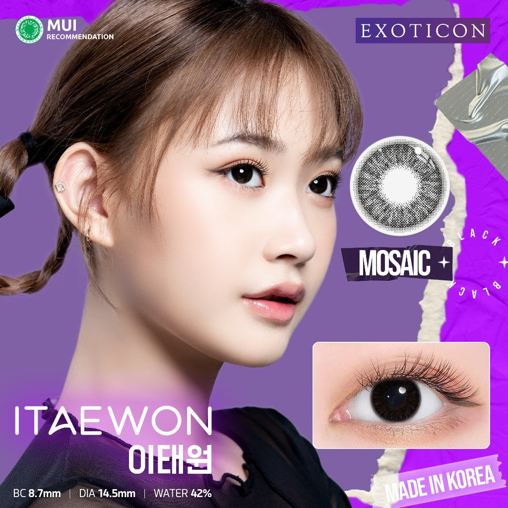 Exoticon Softlens Itaewon Series Scarlet | Paloma | Nebulas | Royal | Mosaic | Soflens Korea