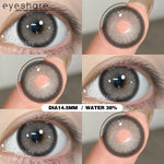Eyeshare Softlens Blue Big Eyes 14.5mm 14.2mm 1Pasang Soft Lensa Kontak Soflen Blue