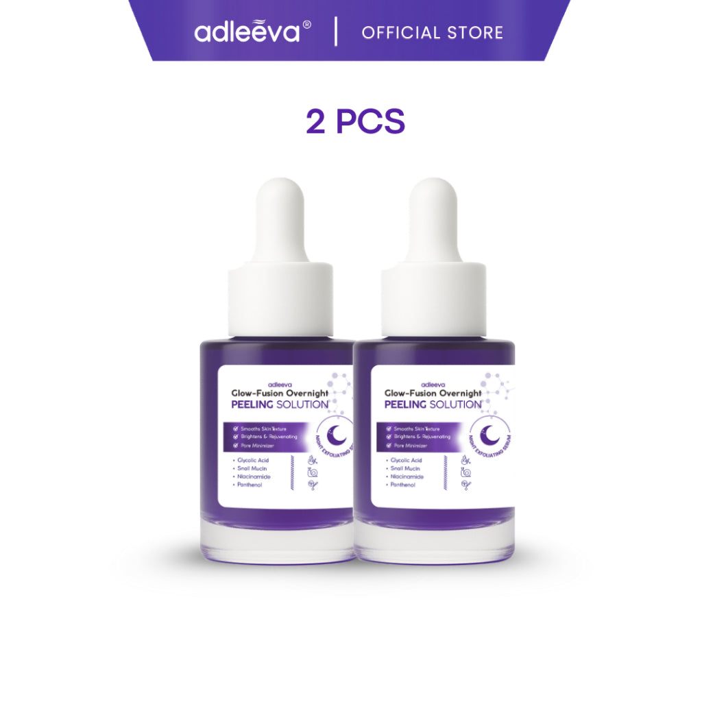 ADLEEVA Glow-Fusion Overnight PEELING SOLUTION - Serum Eksfoliasi