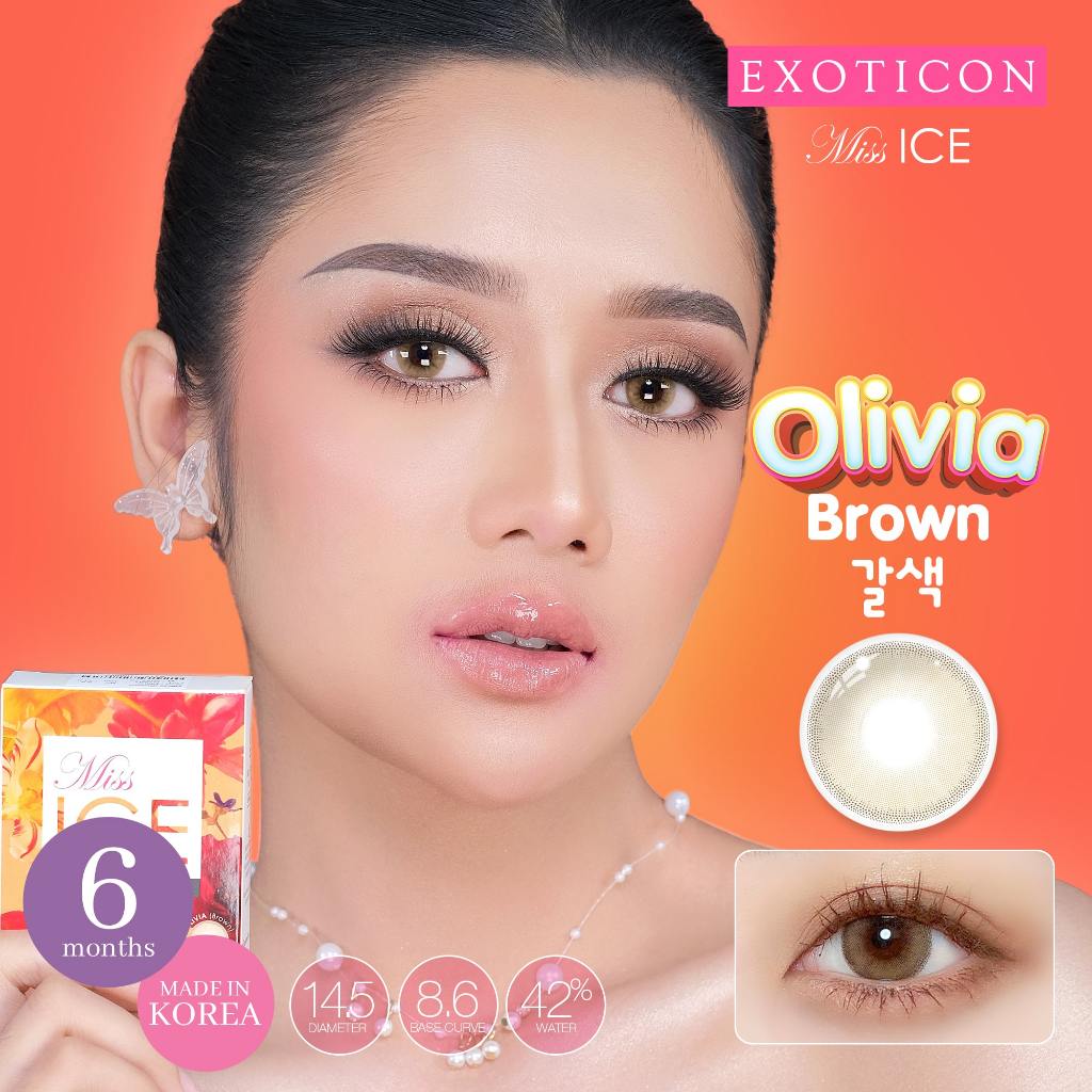 Exoticon Softlens Brown Series II - Soflens Cokelat Korea | Soflens Minus | Soflens Daily
