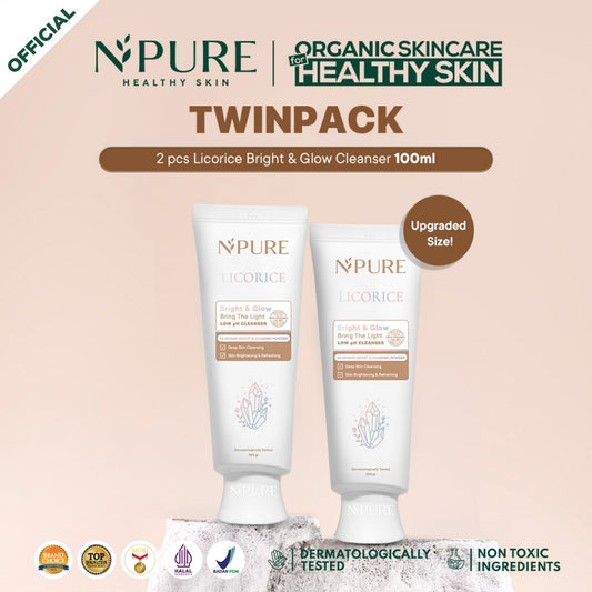 TWINPACK CLEANSER - NPURE Licorice Bring The Light Cleanser