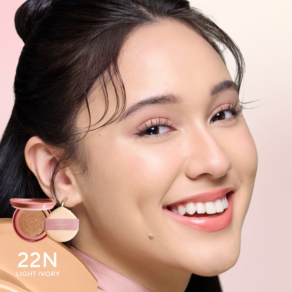 [New Shades!] WARDAH Refill Colorfit Perfect Glow Cushion normal Healthy-Glow Finish foundation bbcream with Centella Asiatica - Cushion Miskah Tahan Lama dengan Bedak - Makeup