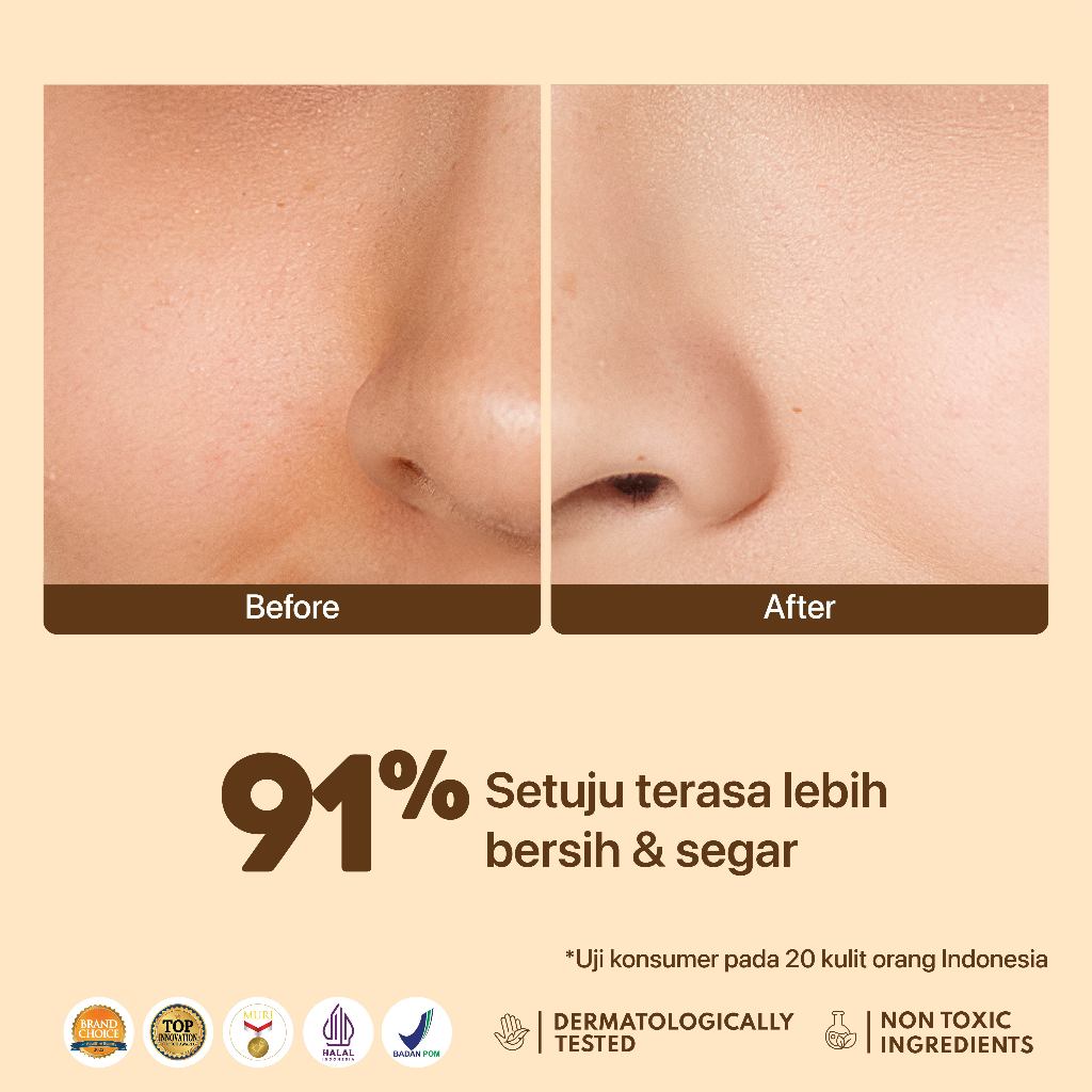 NPURE Facial Wash Marigold/ Deep-Cleanse / Anti Aging Facial Wash / Sabun Wajah Natural