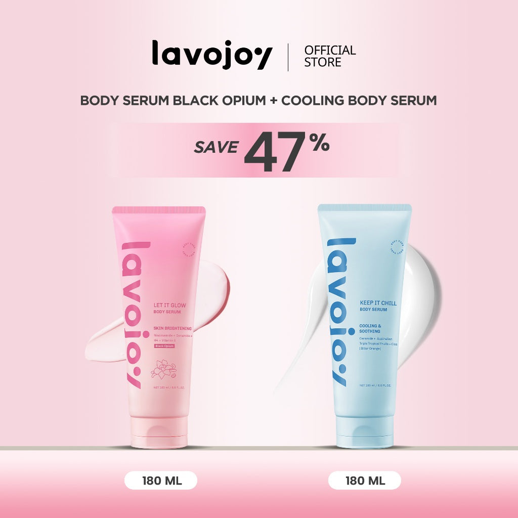[BODY SERUM TWINPACK] Lavojoy Let It Glow Body Serum Skin Brightening Upgraded Version | Body Lotion Untuk Mencerahkan Dan Melembabkan Kulit Dengan Niacinamide + Ceramide + Vitamin E