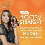 Makarizo Hair Energy Easy Straight Krim Pelurus Rambut Medium 120 ml