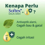Softex Daun Sirih Pantyliner 15 cm 44 pcs