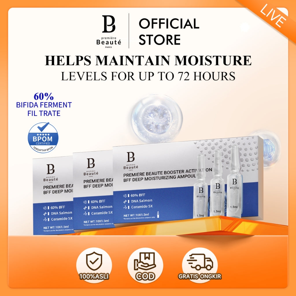[Ready Stock] PREMIERE BEAUTE [DAPAT 3]「New Formula」New Booster Activation BFF Deep Moisturizing Ampoule 10x1.5ml Hydrating