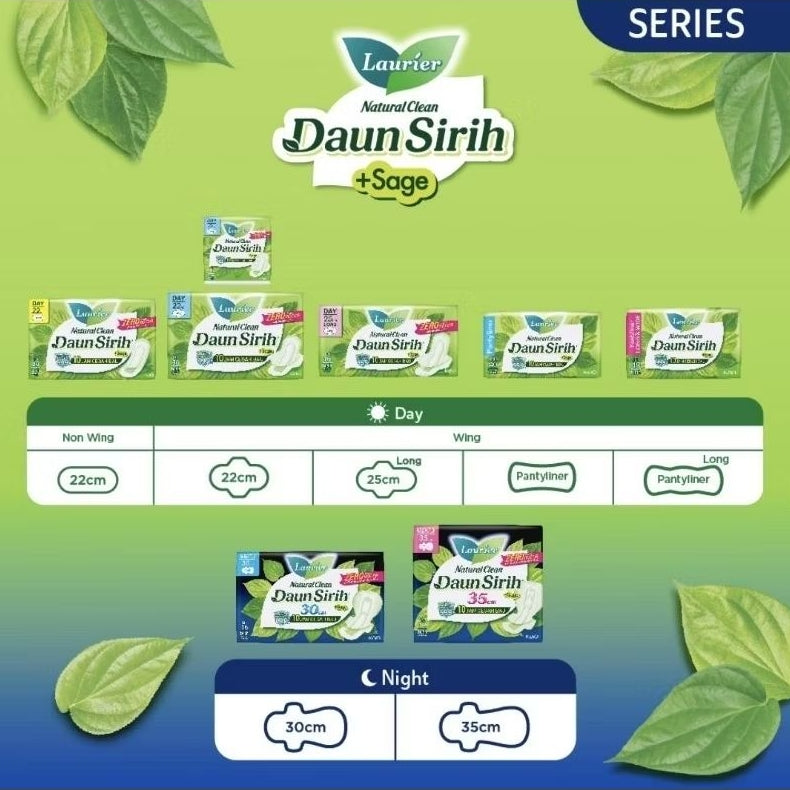 Laurier Natural Clean Pantyliner 40 pcs