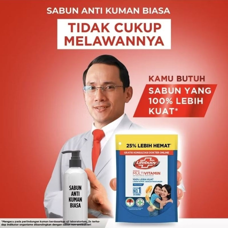 Lifebuoy Sabun Mandi Batang 10 4 x 60 g