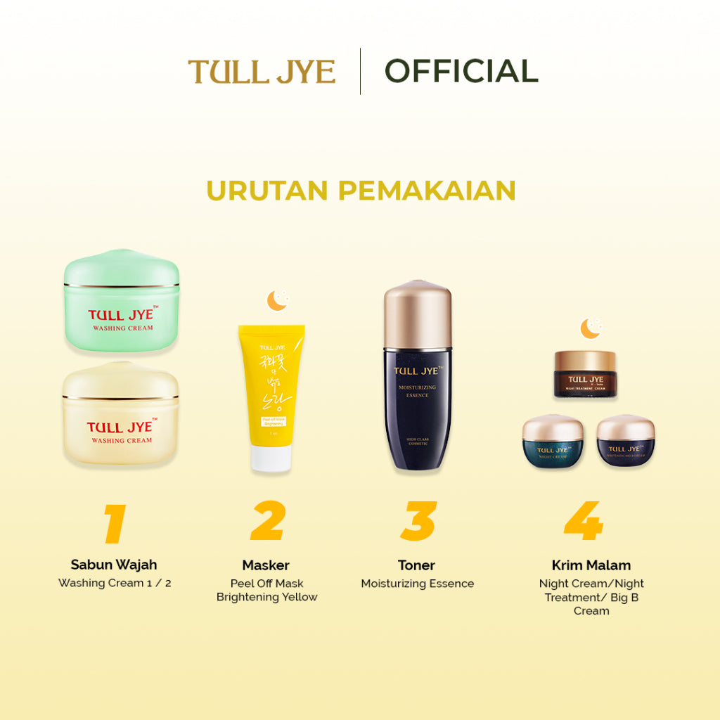 Tull Jye Peel Off Mask (Yellow=Brightening) (28,35Gr)