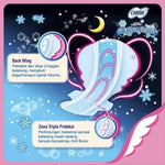 Charm Cooling Fresh Pembalut Wanita Wing Malam Ekstrak Daun Mint 29 cm 10 pcs