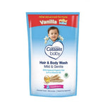 Cussons Baby Mild & Gentle Sabun Mandi & Sampo Bayi Vanila Refill 375 ml