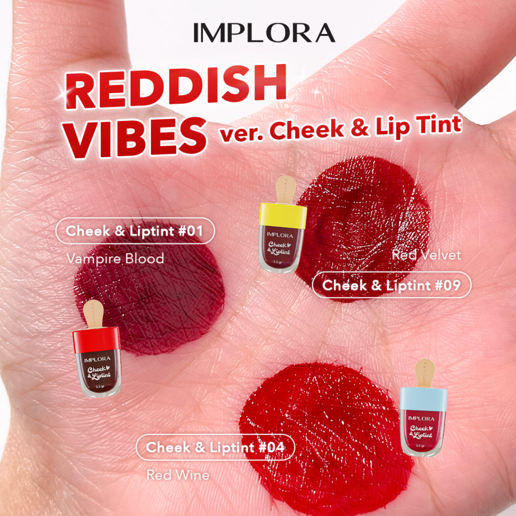 [55K FOR 3 pcs] Implora Cheek and Lip Tint Gloss Ombre