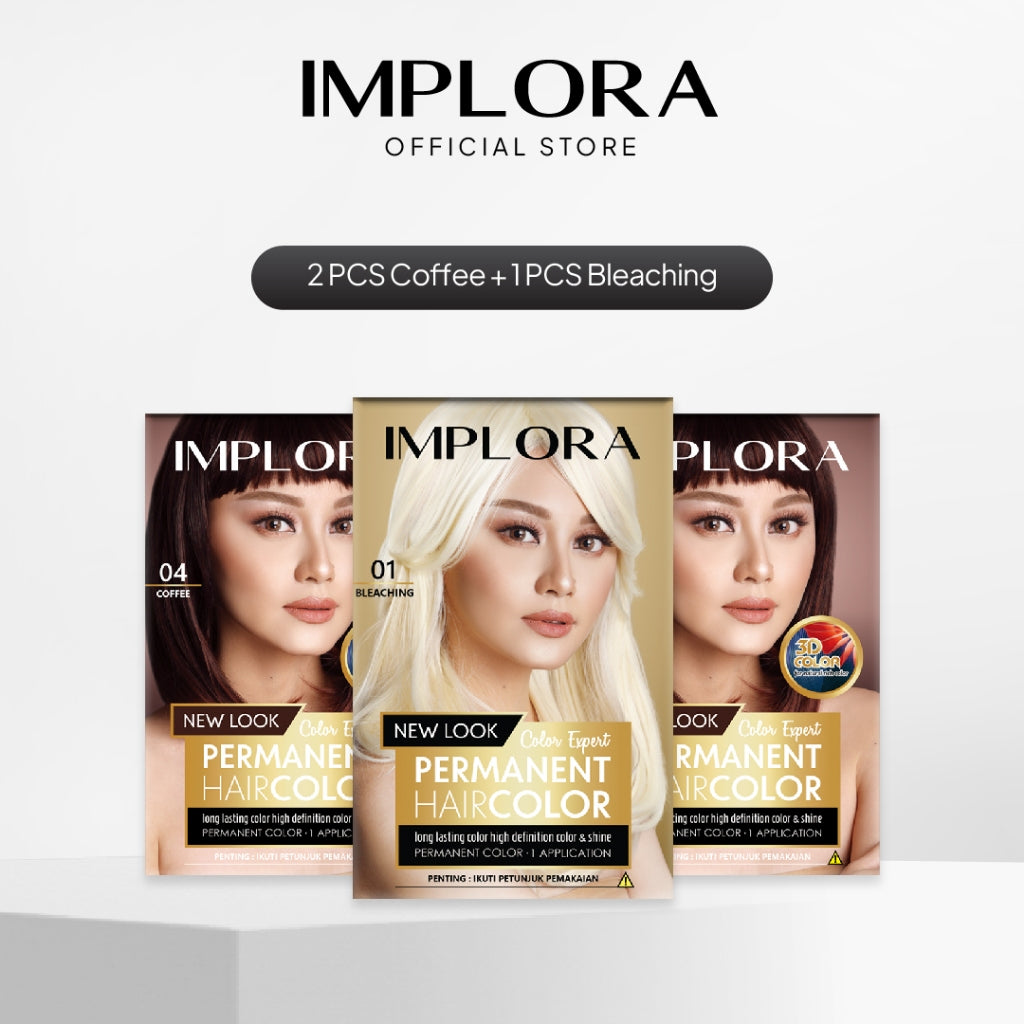 [3 PCS] Implora Permanent Hair Color