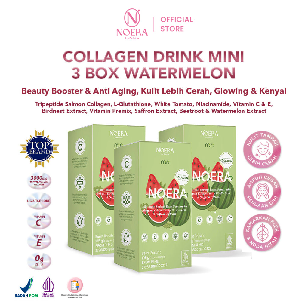 Noera Bundling 3 Box Collagen Drink Mini Improve Formula
