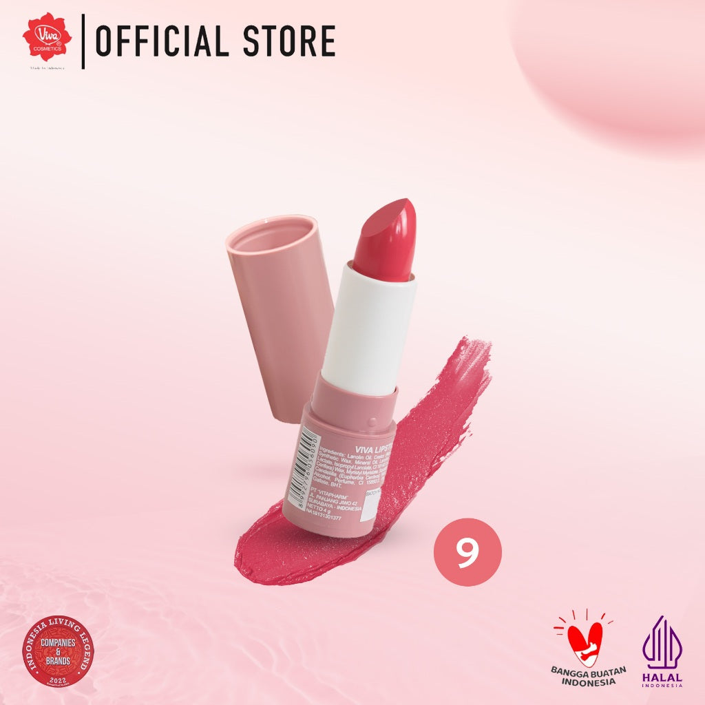 Viva Lipstick with Squalane & Mineral Oil (No. 01 - 20)