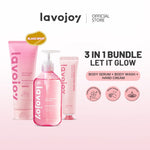 [BODY CARE SET] Lavojoy 3in1 Bundle Body Wash + Body Serum + Hand Cream | Mencerahkan l Melembabkan l Menenangkan | Memperbaiki Tekstur Kulit