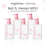 [Hemat 5PCS]Glad2Glow Facial Cleanser Series-Low PH Gel Centella Mencerahkan Pencerah Wajah Anti Jerawat Penuaan Hilangkan Flek & Tenangkan face wash Pembersih Wajah Membersihkan kotoran dan minyak Menjaga pelindung kulit Mengobati g2glow official store