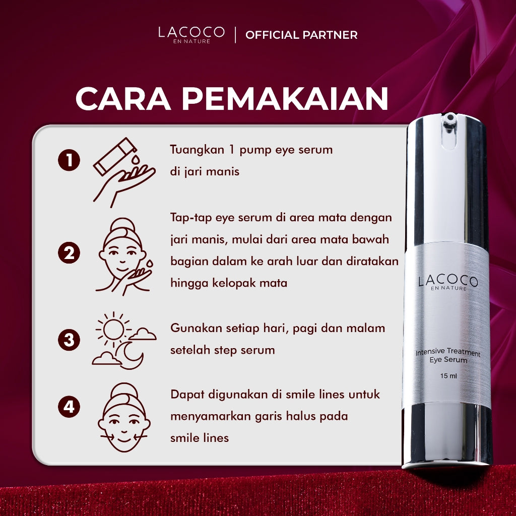 [CREATOR] [Abel Cantika's Picks] Lacoco Intensive Treatment Eye Serum Krim Mata Kerutan Garis Halus The Ori Imploring Beauty Skint