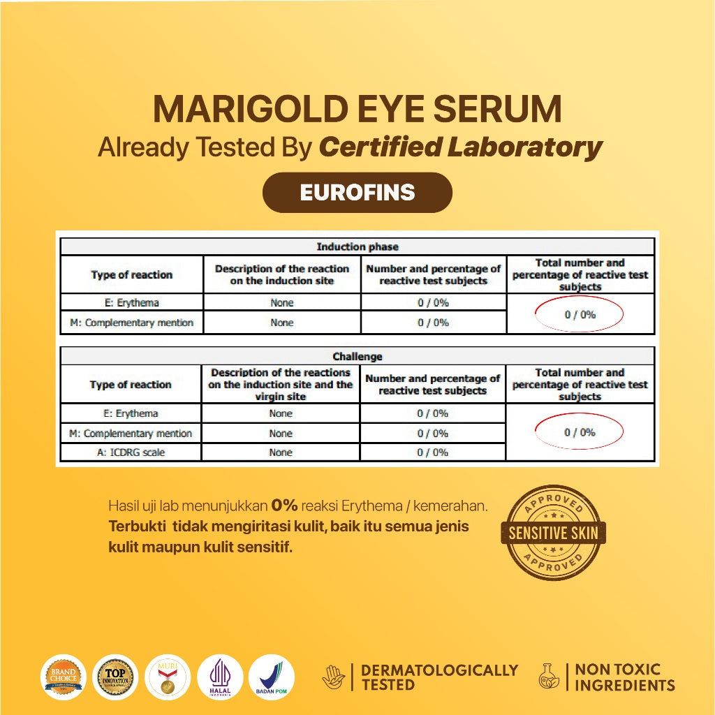 NPURE Eye Serum / Marigold / Eyemazing Power Serum Concentrate/ Krim Mata / Anti Mata Hitam Panda / Kantong Mata