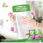 Rinso Anti Noda Molto Deterjen Bubuk + Pelembut Pakaian Rose Fresh Refill 380 g