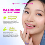 [SPECIAL 11.11] Emina Lip Mask x Musik Tiger - Masker Perawatan Bibir Lembab, High-Moisture Tech, Mencerahkan bibir, menghaluskan dan melembabkan