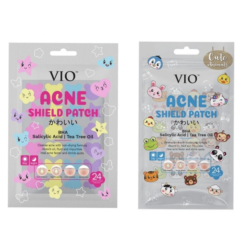 Vio Acne Shield Patch Jerawat 24 Pcs Dengan Tea Tree Oil Dan Salicylic Acid
