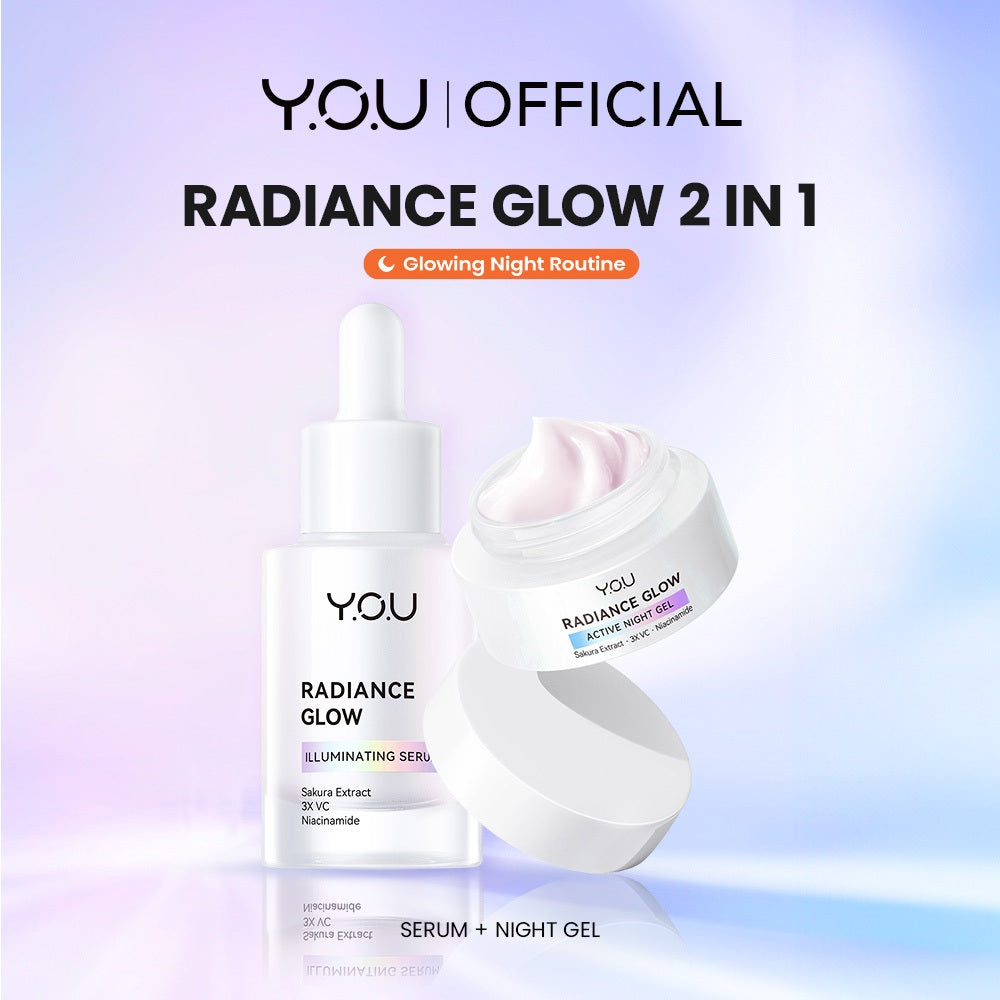 YOU Radiance Glow Illuminating Serum Brightening Vitamin C Niacinamide Gentle Glowing Skin