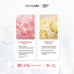 NEWLAB Brightlogy C-Gluta 360 Boost || Minuman Glutathione untuk Pemutih Badan || Glutathione Kapsul || Glutathione Whitening 50gr